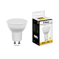 Лампа светодиодная Feron LB-26 MR16 Софит GU10 220В 7Вт 2700К 50х57мм картинка 